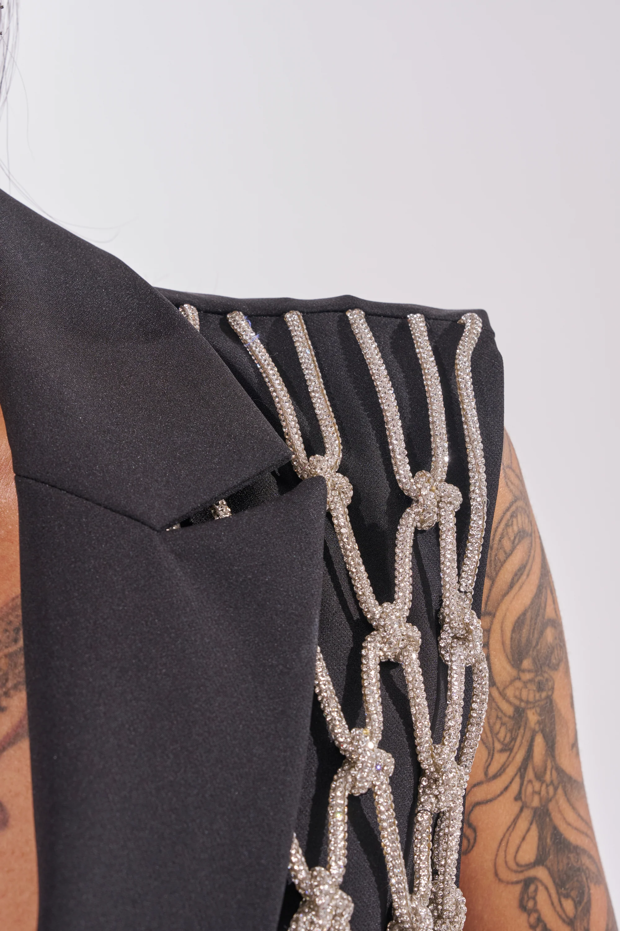 NINA RHINESTONE BLAZER VEST - Image 12