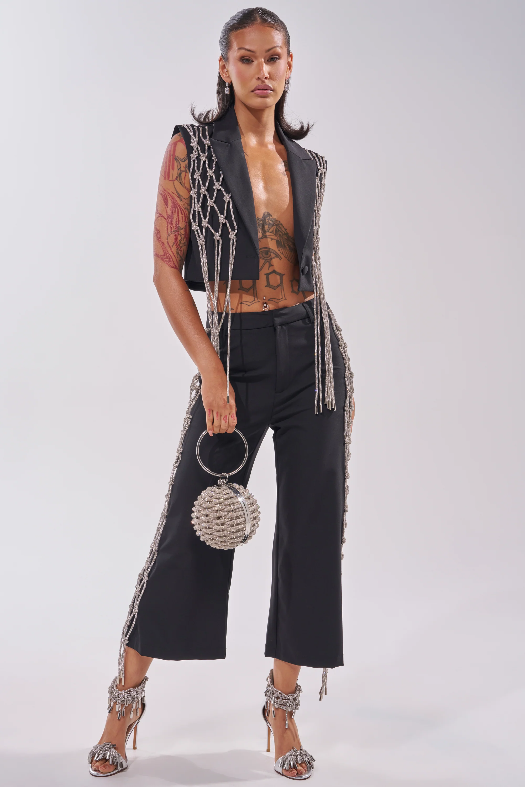 NINA RHINESTONE CULOTTES - Image 6