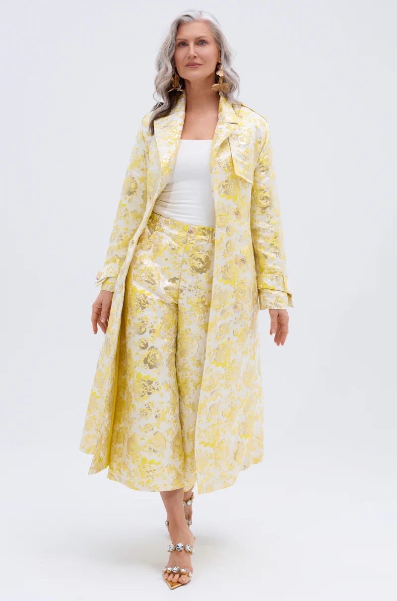 NO EXPECTATIONS BROCADE TRENCH - Image 3