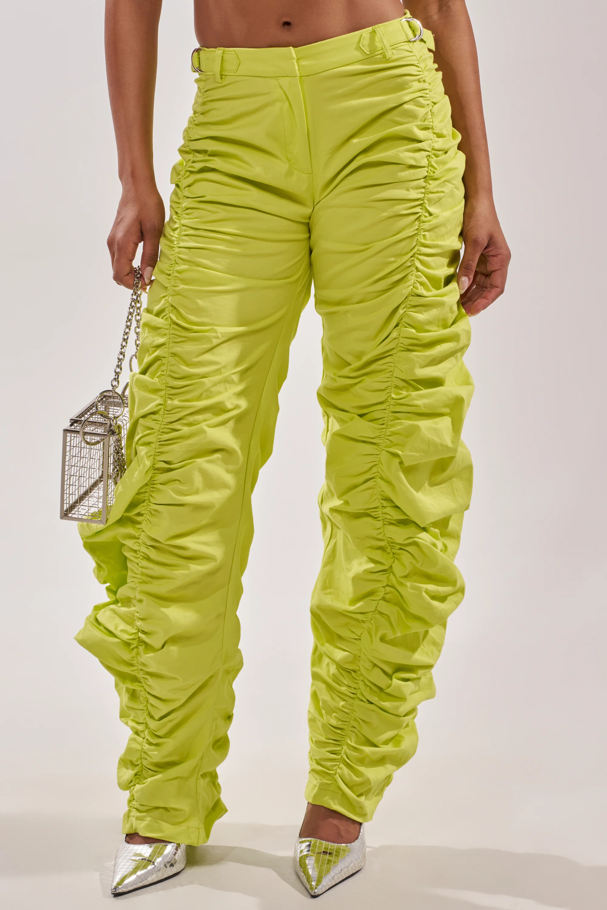 NOT IN THE MOOD RUCHED TROUSER - Image 2