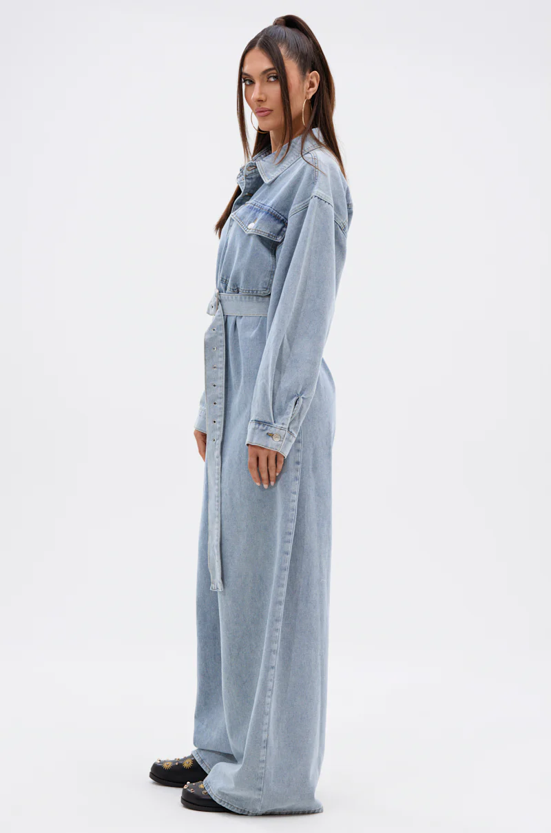 NOT TODAY EXTREME OVERSIZED DENIM JUMPSUIT - Image 5