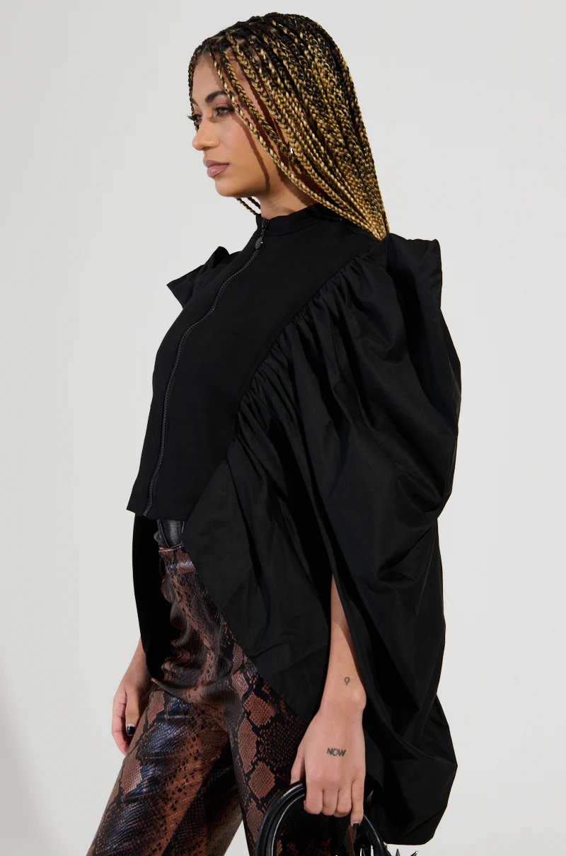 NOUVEAU RICHE EXAGGERATED SLEEVE BOMBER - Image 3