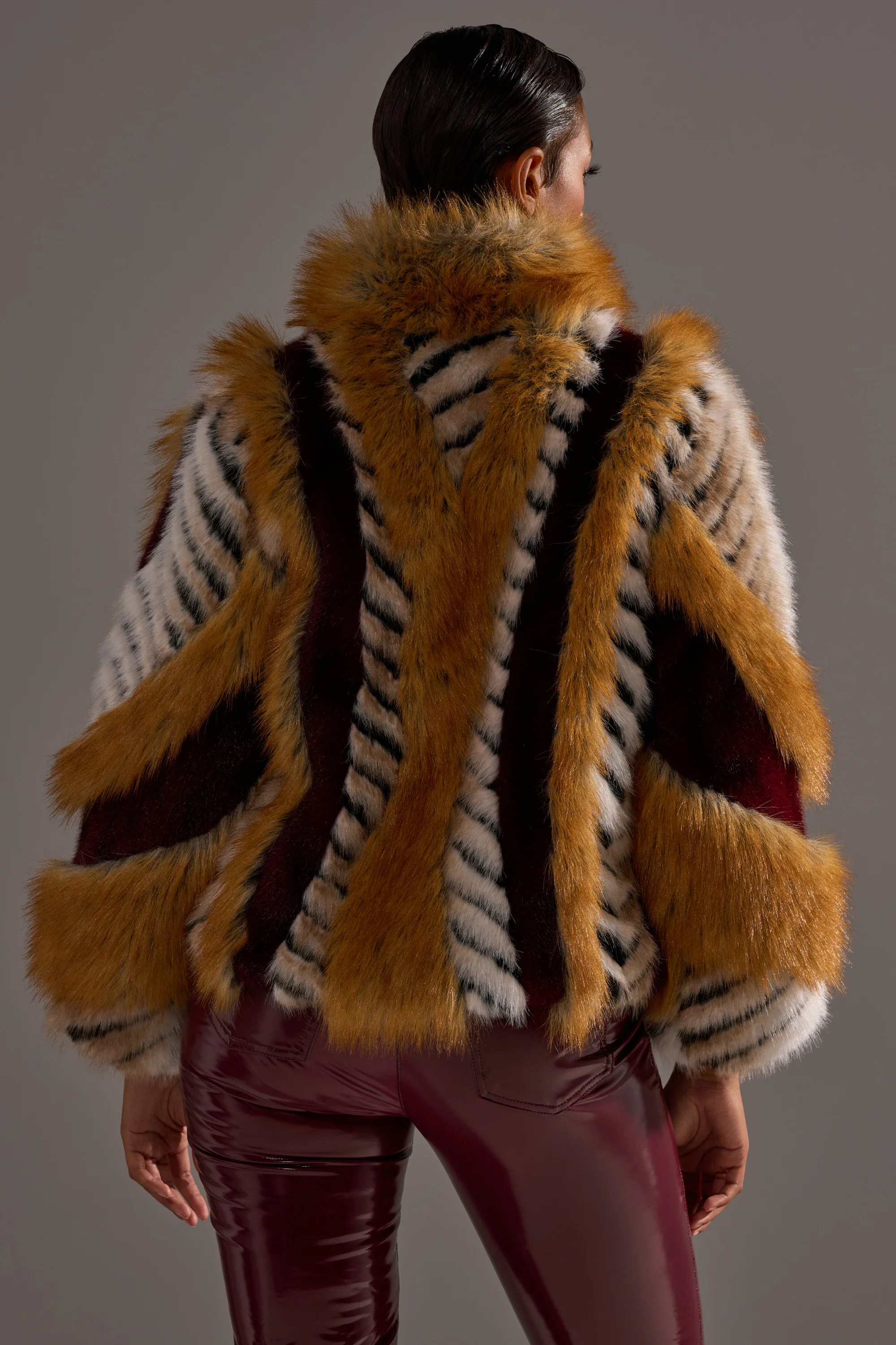 OLYMPIA PANELED FAUX FUR - Image 8