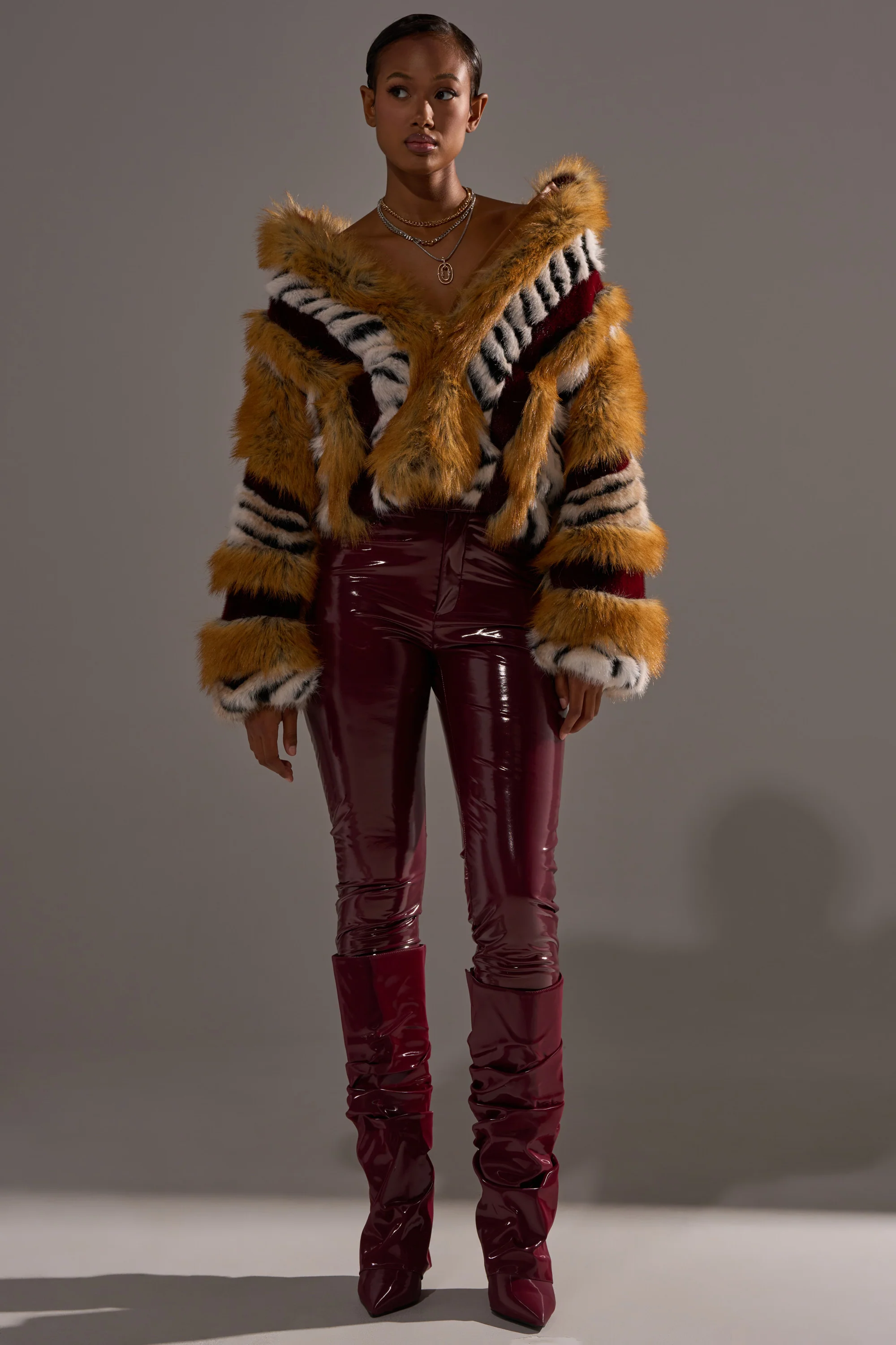 OLYMPIA PANELED FAUX FUR - Image 9