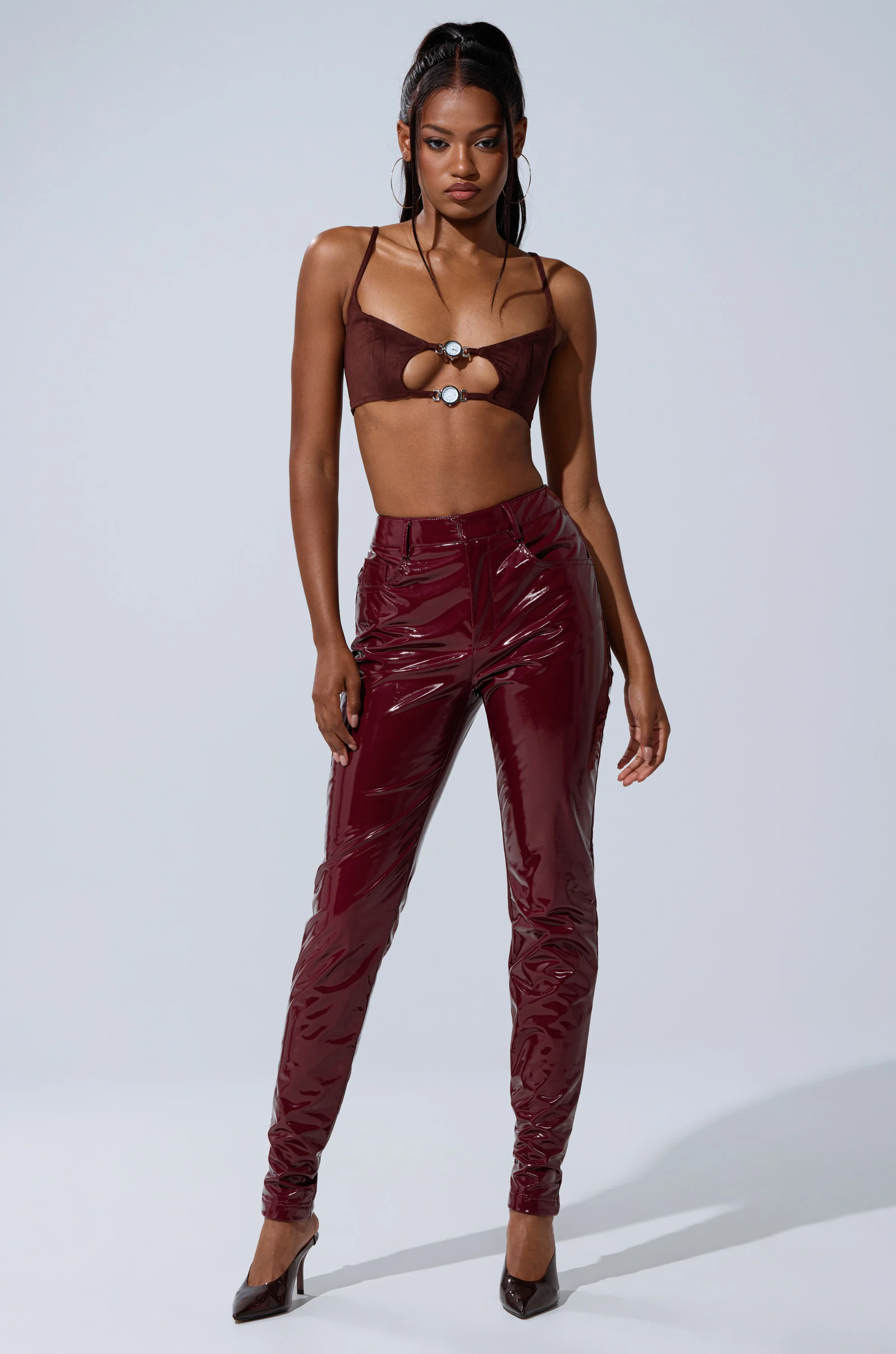 ON FIRE FAUX LEATHER LEGGING - Image 2