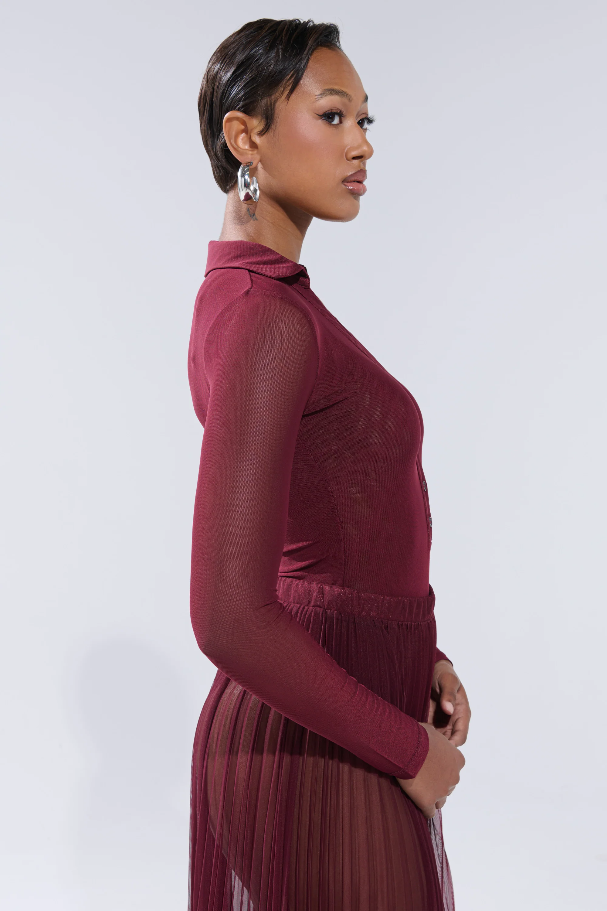 ON FIRE MESH BODYSUIT - Image 5