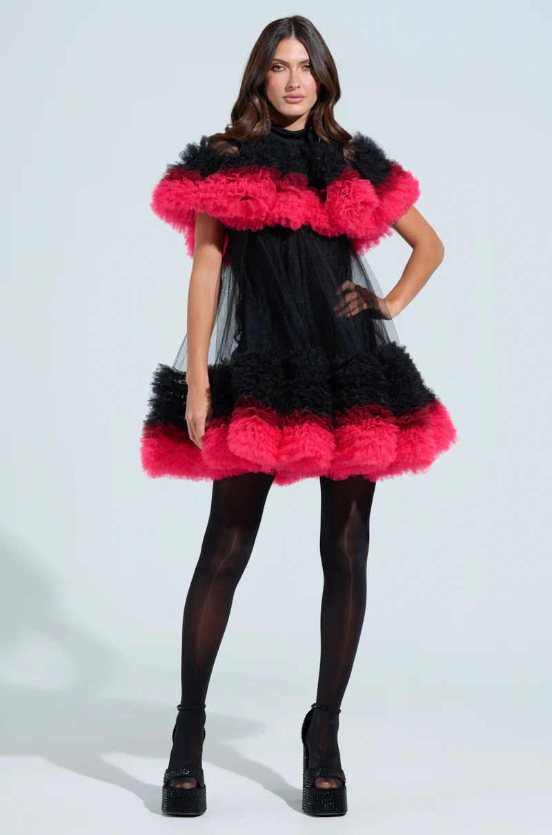 ONLY ME OMBRE TULLE MINI DRESS - Image 6