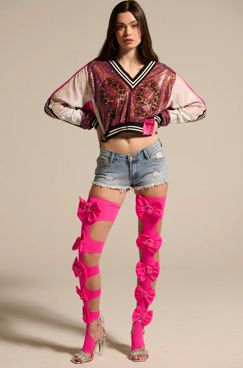 ONLY THE COOLEST RHINESTONE JERSEY SWEATSHIRT - Image 9