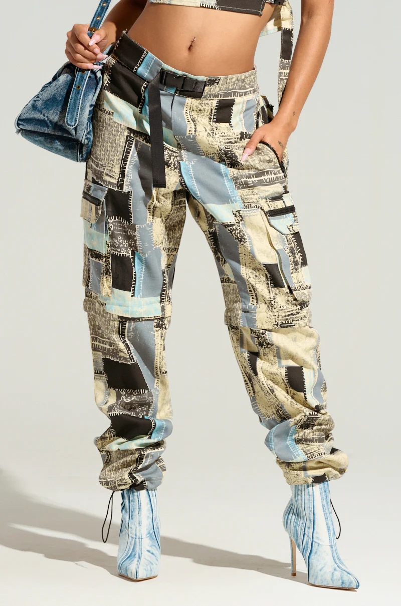 OUT OF MY HEAD PATCHWORK JOGGER PANT - Image 2