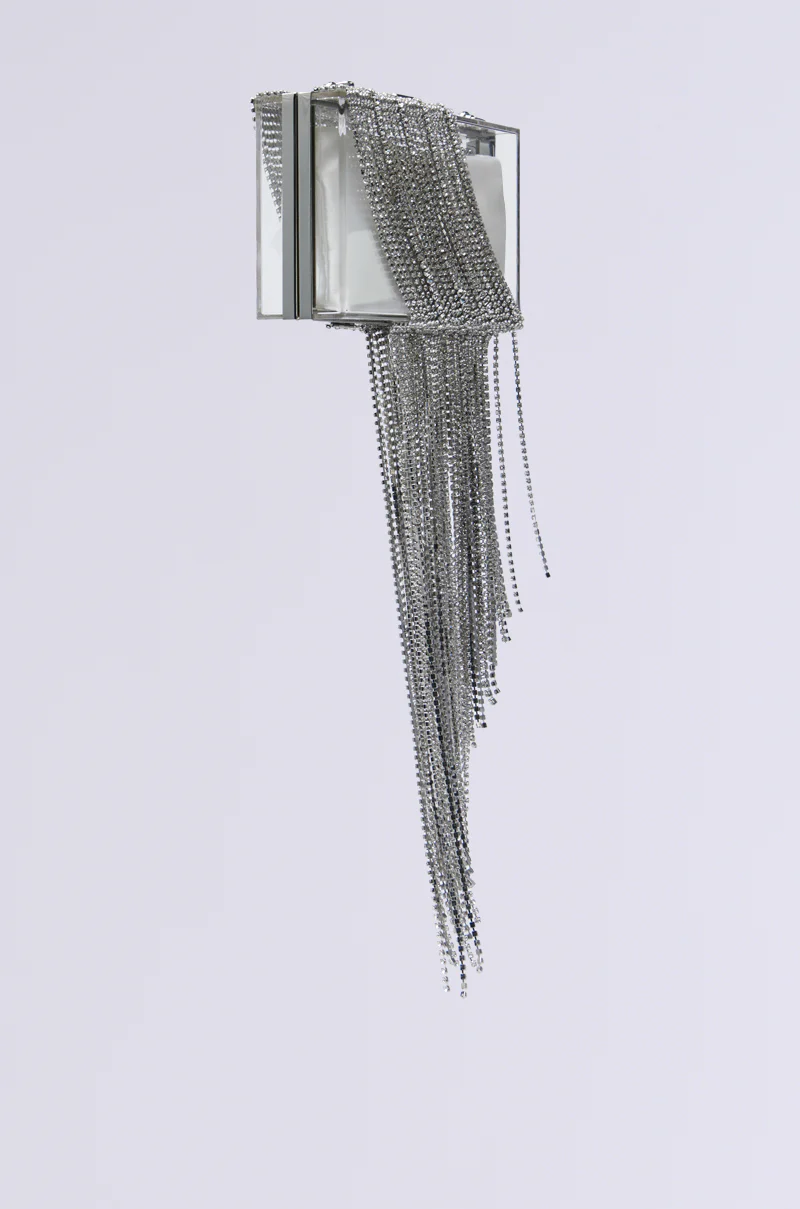 OVER THA TOP CLEAR BLING CLUTCH - Image 4
