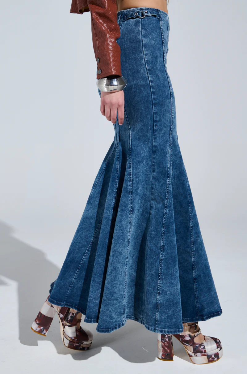 PAINTED LADY MAXI SKIRT WITH BUILT IN SHORT - Image 7