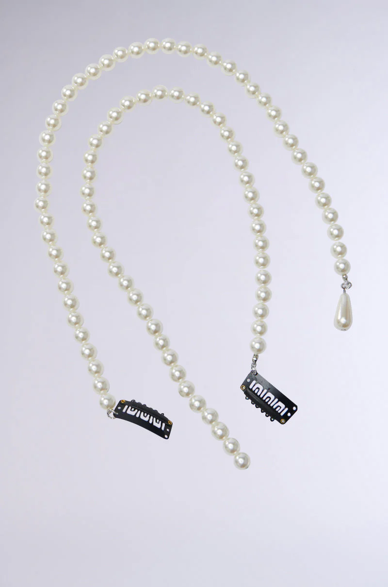 PEARL GODDESS HAIR CLIP SET - Image 4