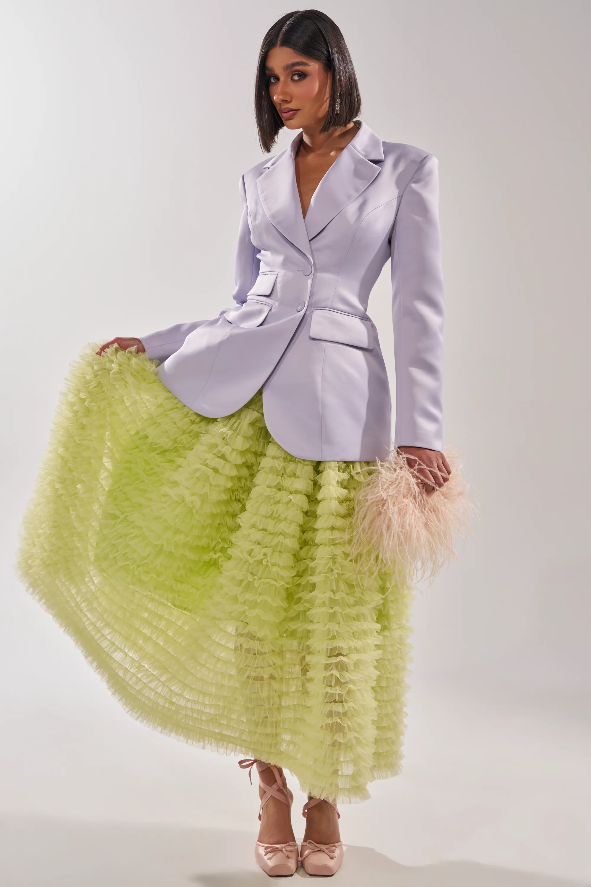 PERFECT FIT BLAZER IN LILAC - Image 8
