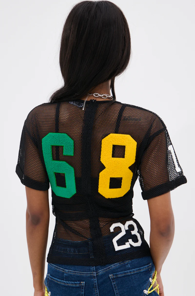 PLAYIN THE FIELD MESH TOP - Image 6