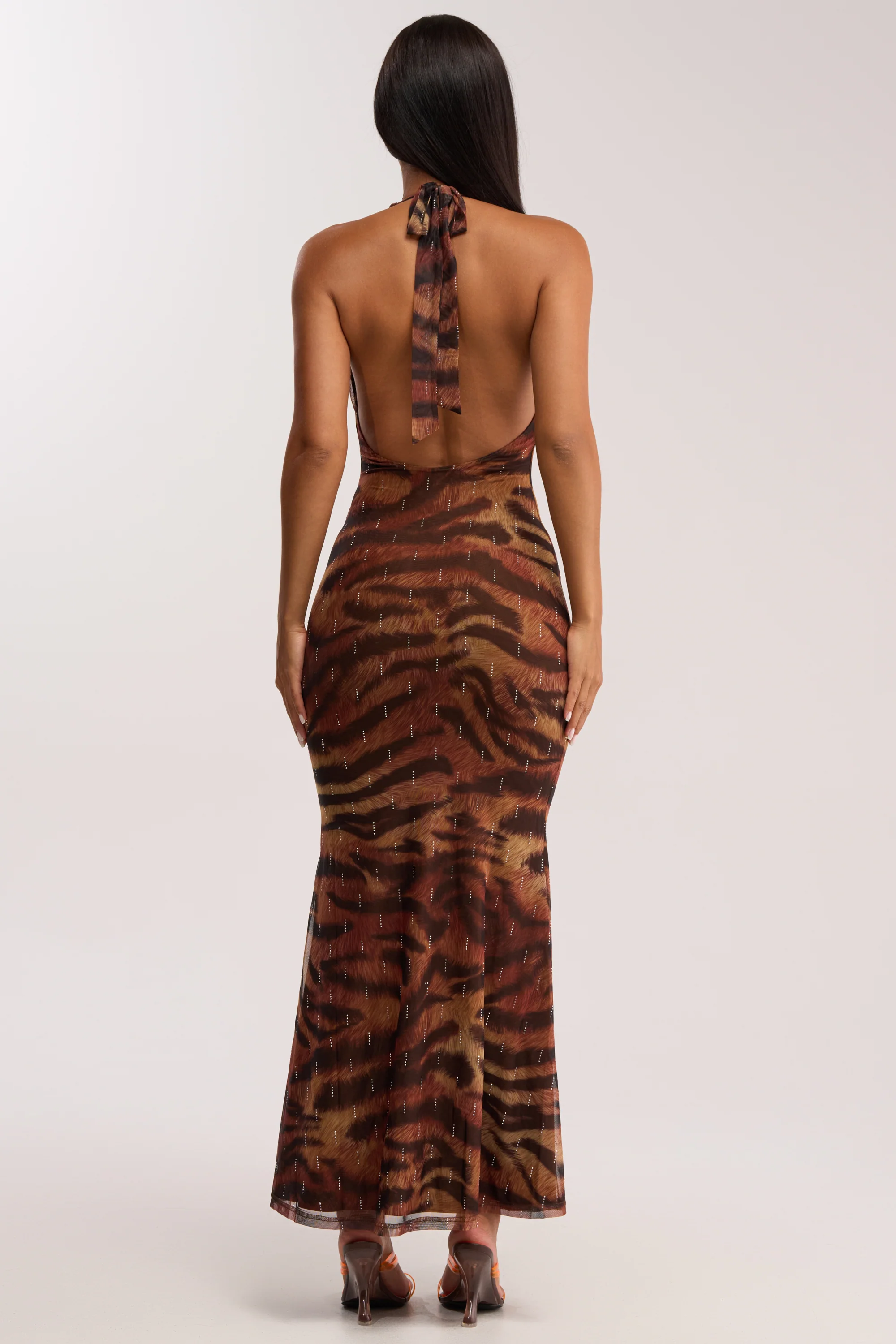 PRESSURE STAYS ON CHEETAH MIDI DRESS - Image 4