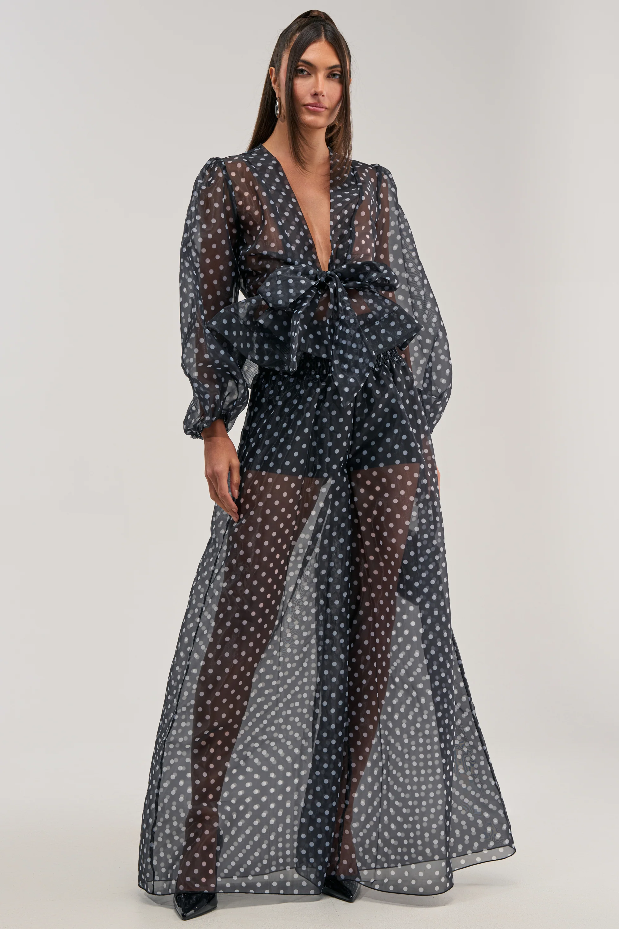 PRETTY GIRL POLKA DOT BLOUSE - Image 6
