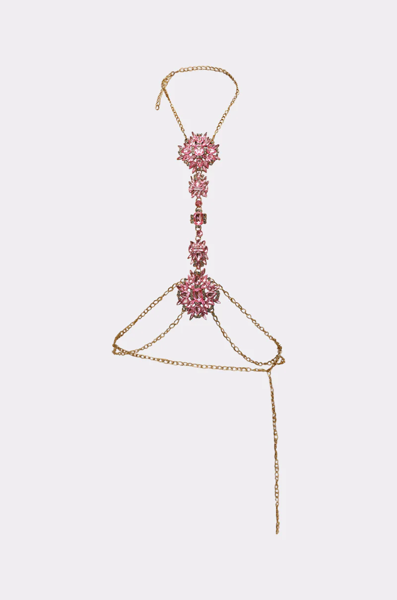 PRETTY IN PINK BODY CHAIN - Image 2
