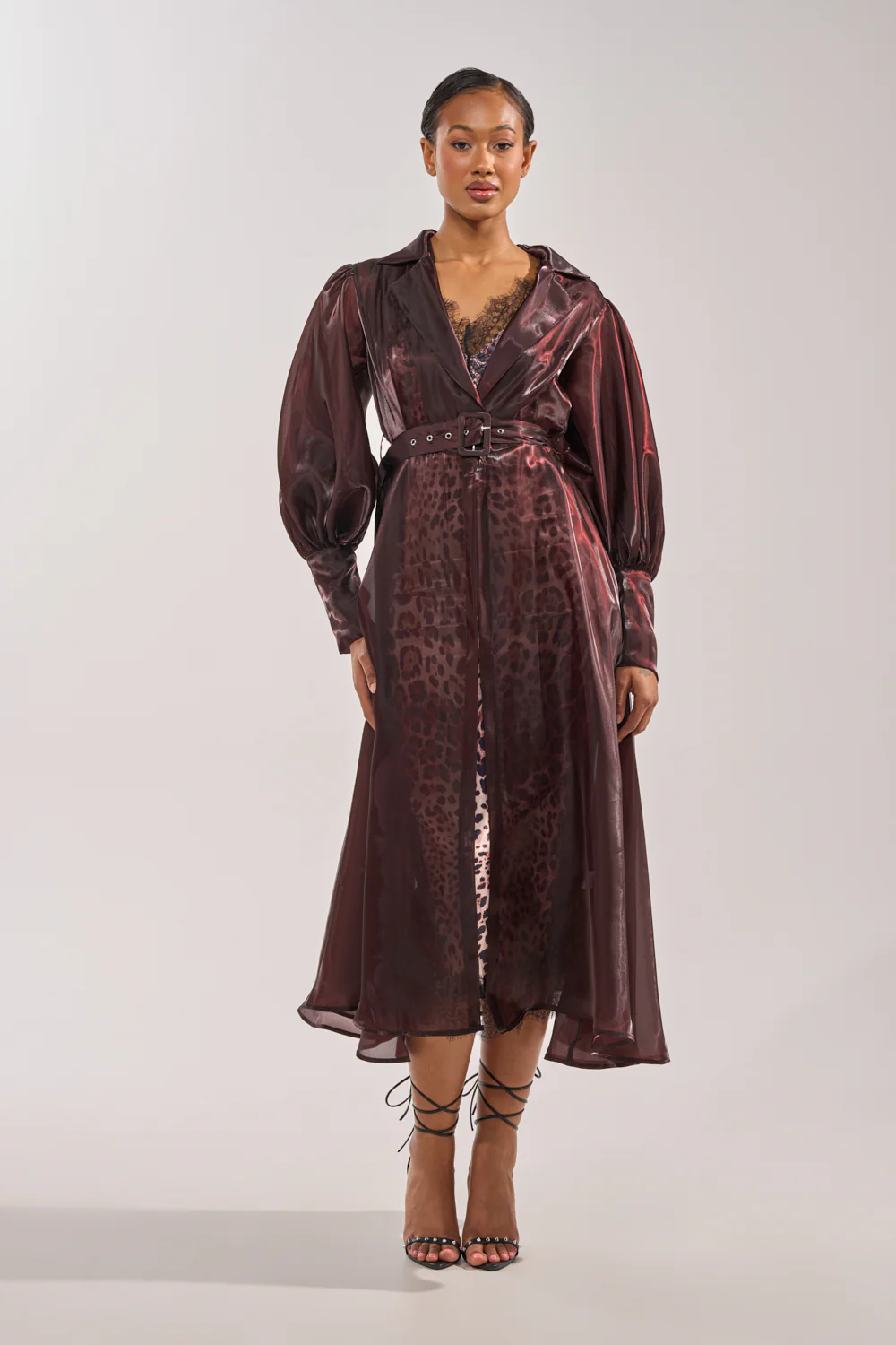 PRETTY LIL THING ORGANZA TRENCH - Image 3