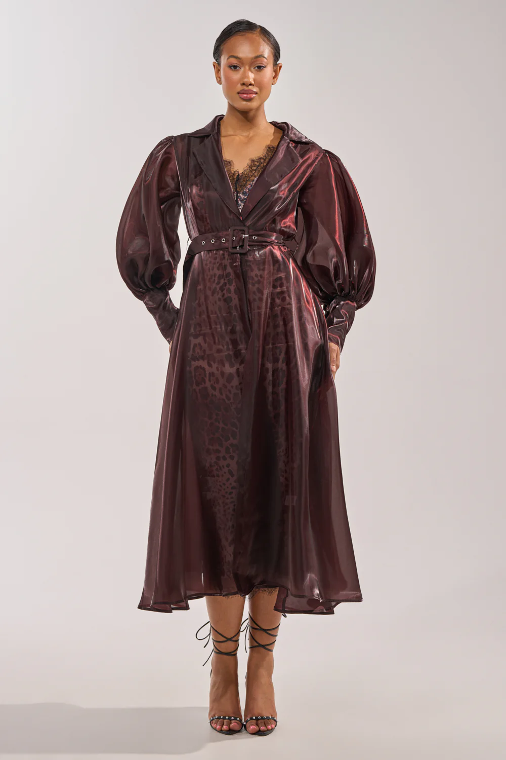 PRETTY LIL THING ORGANZA TRENCH - Image 4