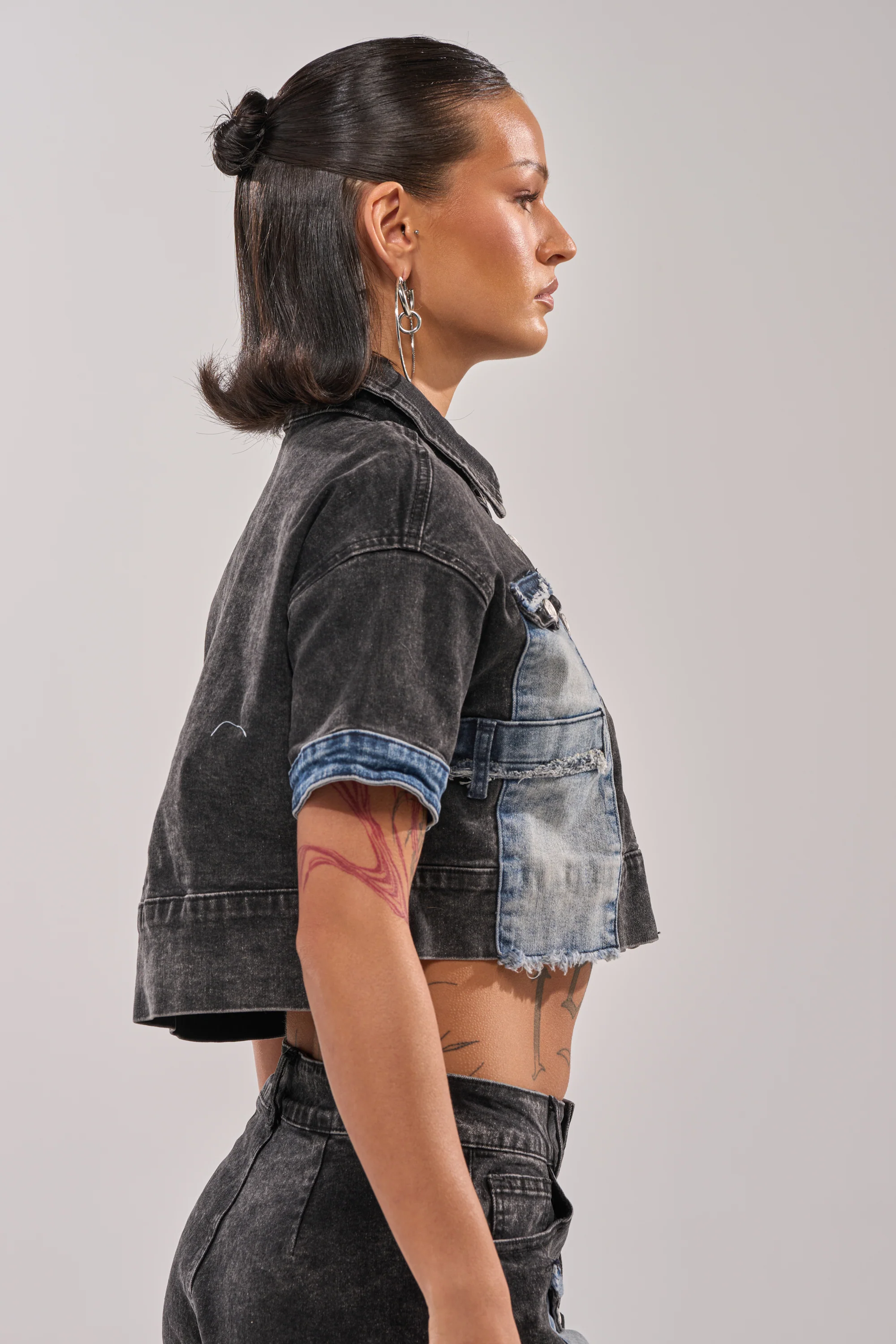 RAJ DENIM BUTTON DOWN - Image 3