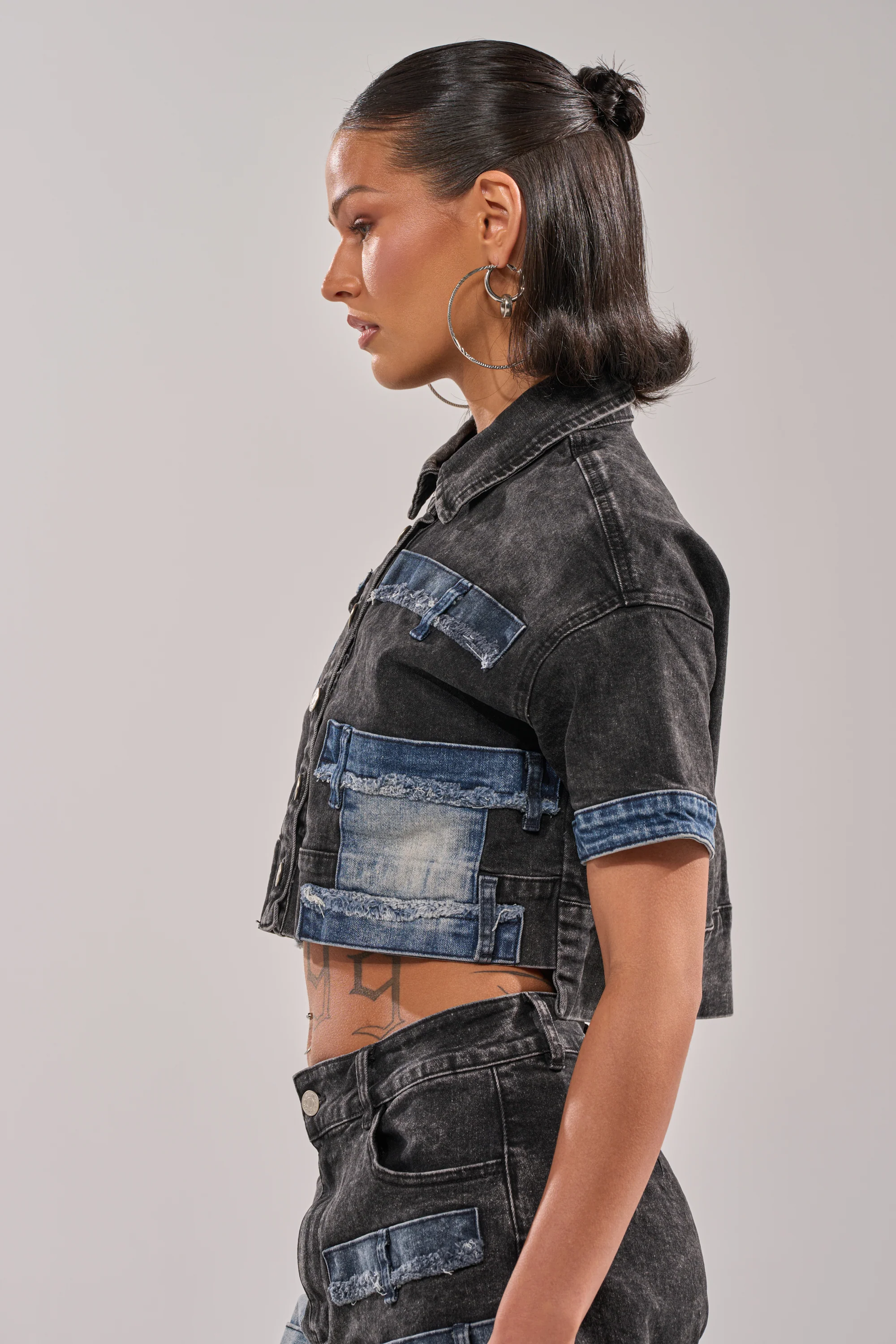 RAJ DENIM BUTTON DOWN - Image 4