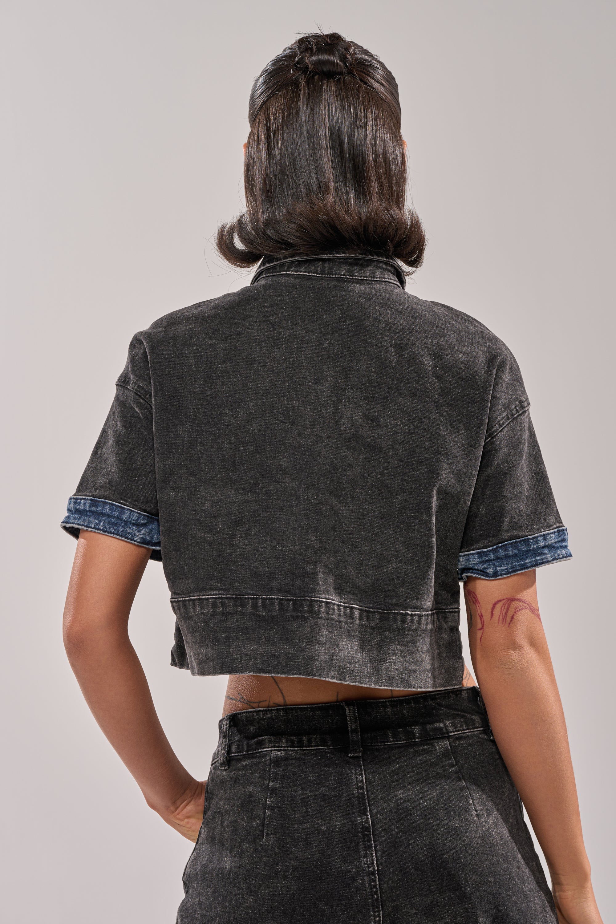 RAJ DENIM BUTTON DOWN - Image 5