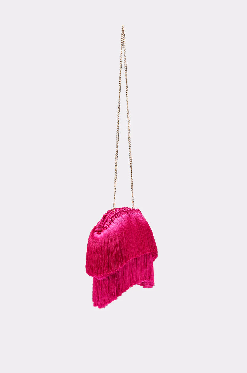 RAZZLE DAZZLE TASSEL CLUTCH - Image 4