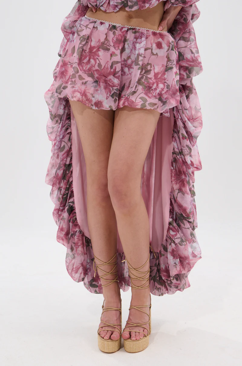 REVERENT FLORAL BLOOMER SHORTS