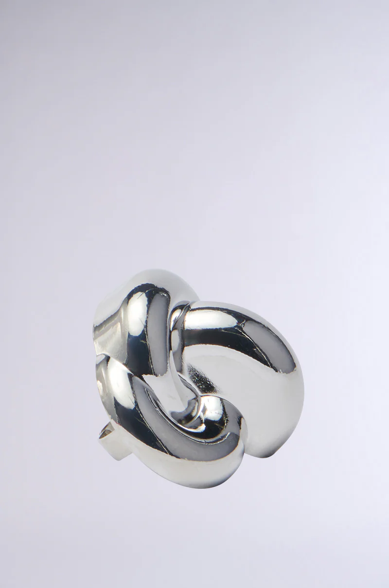 A LITTLE GOES A LONG WAY SILVER RING - Image 3