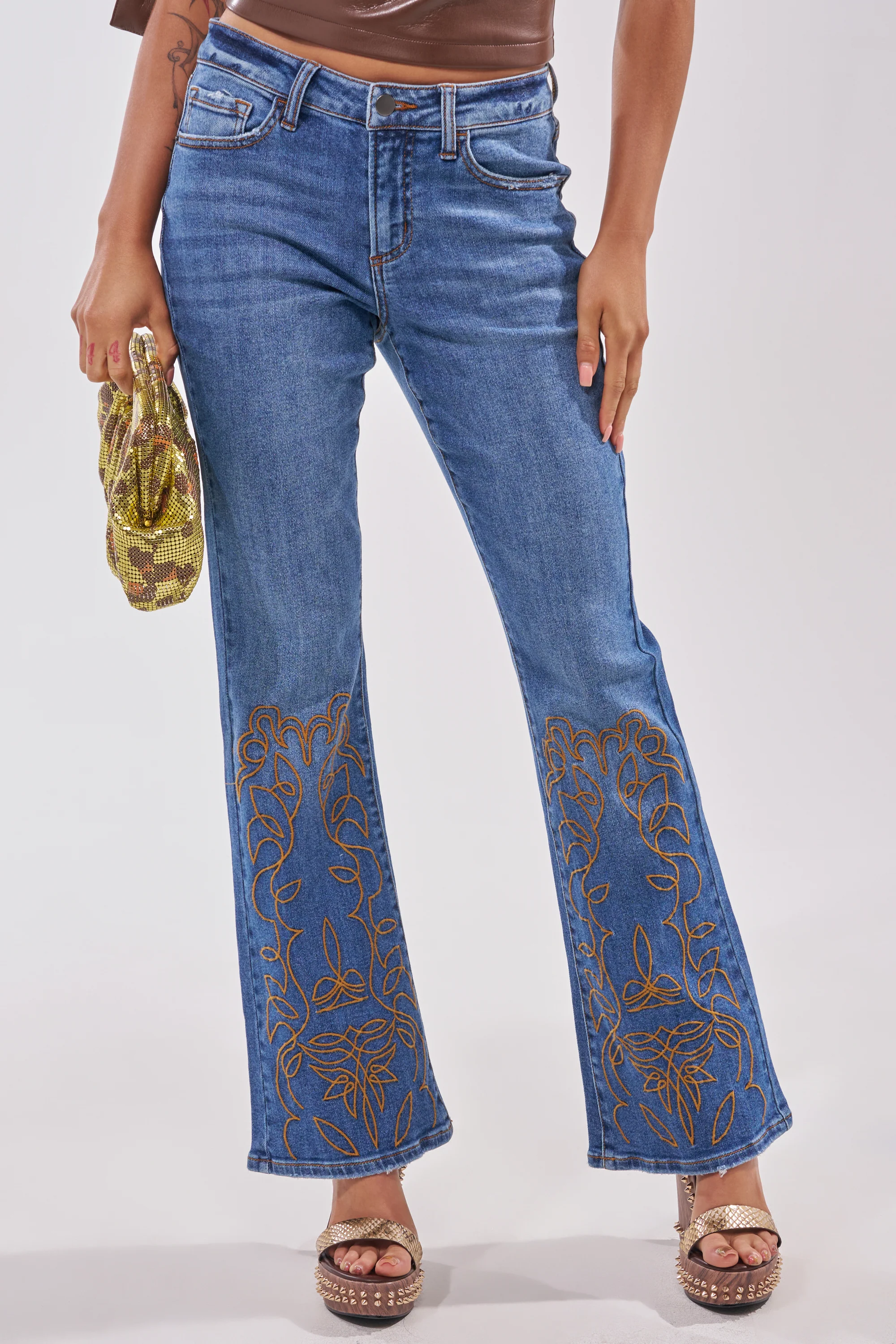 RODEO BABE SKINNY FLARED DENIM - Image 2