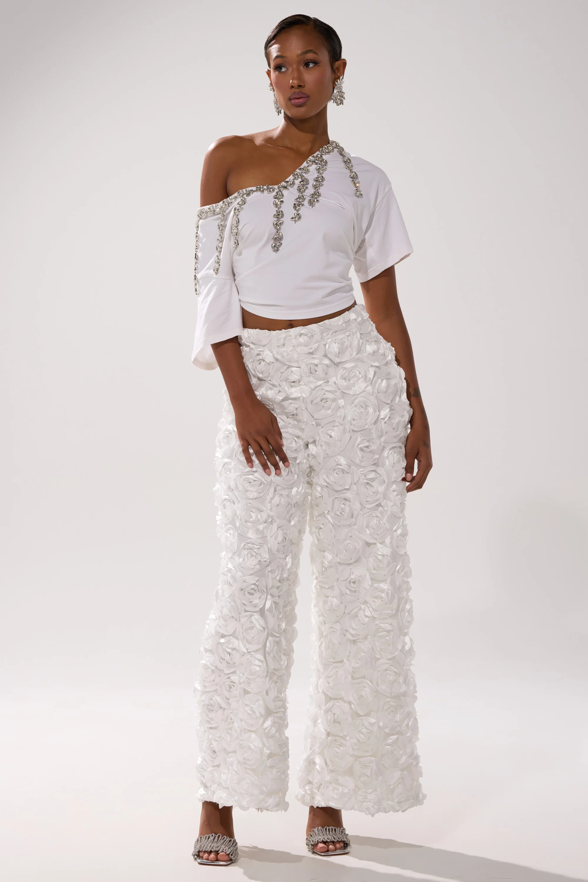 ROSE PETAL WIDE LEG PANT - Image 4