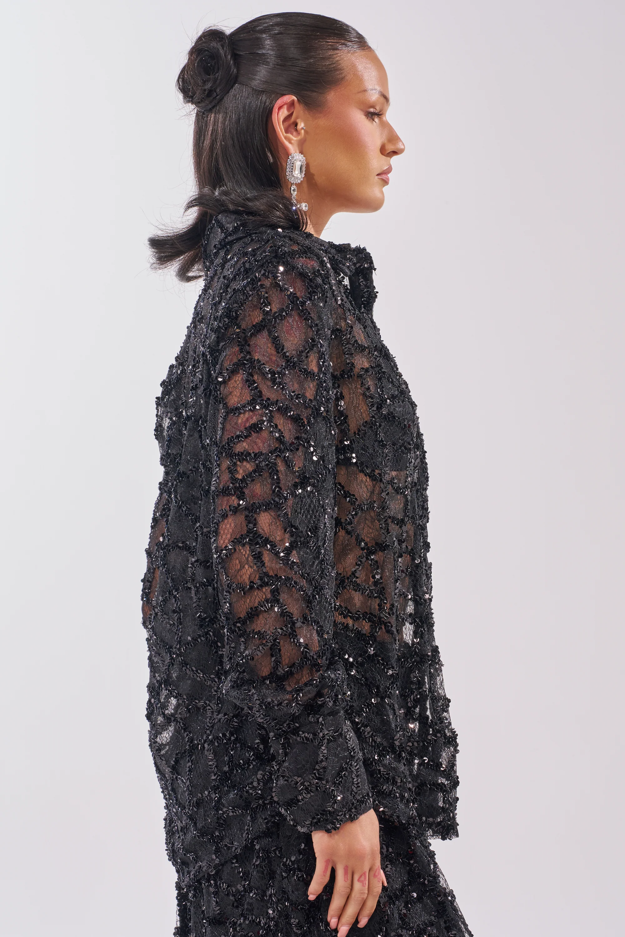 ROXY SEQUIN BUTTON DOWN - Image 7