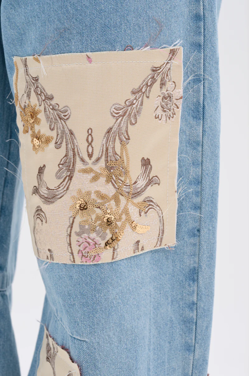 ROYAL ENERGY BROCADE PATCH RELAXED DENIM - Image 6