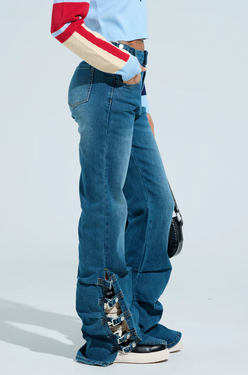 SABINE BUCKLE DETAIL JEANS - Image 3