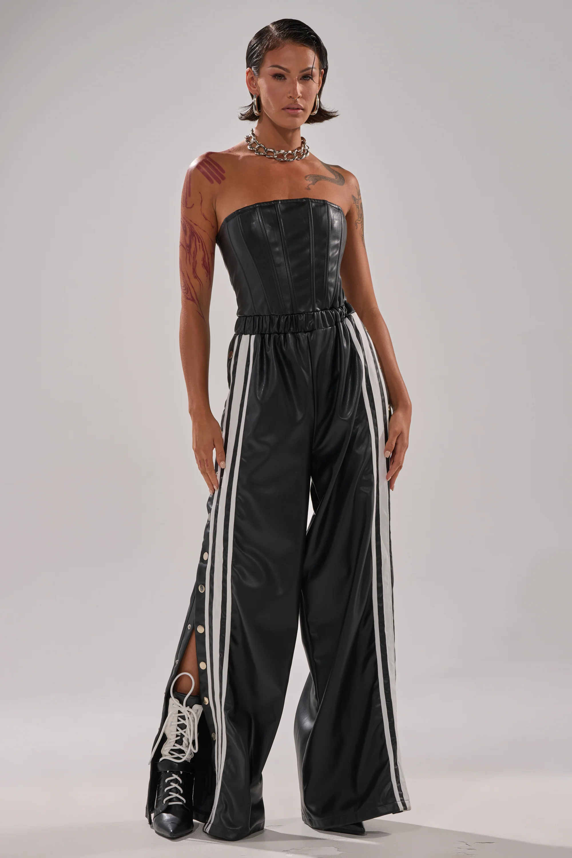 SEE YOU NEXT YEAR PU JUMPSUIT - Image 2