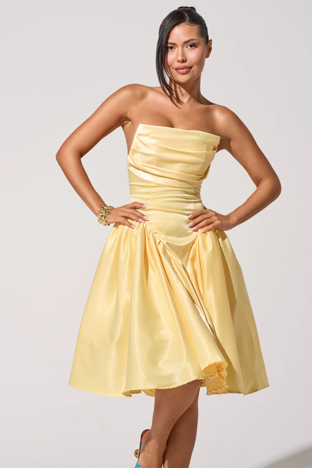 SHE CUTE CORSET MIDI DRESS - Image 3