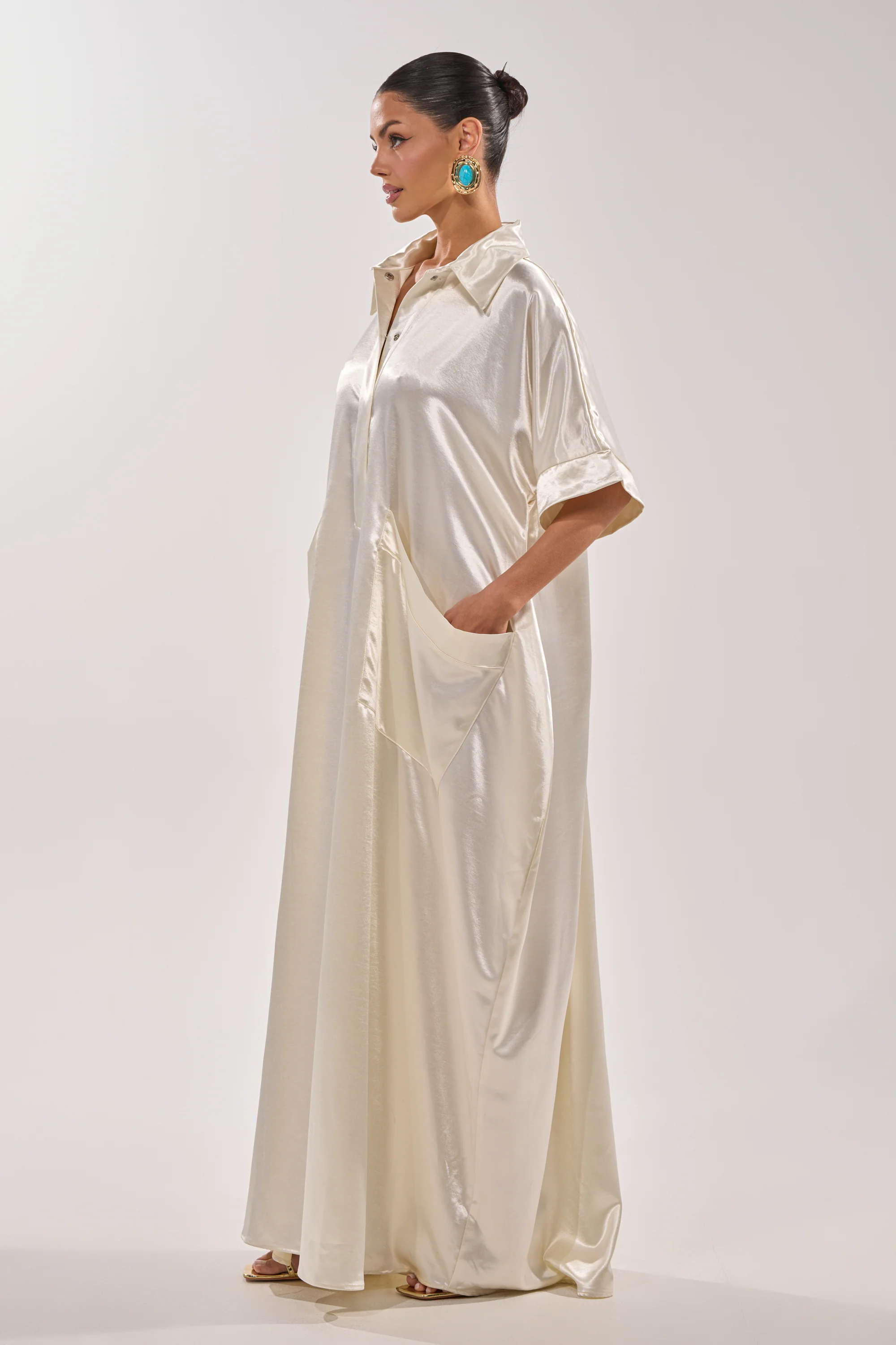 SHE'S RICH OVERSIZED JUMPSUIT IN LUXE CREAM - Image 7