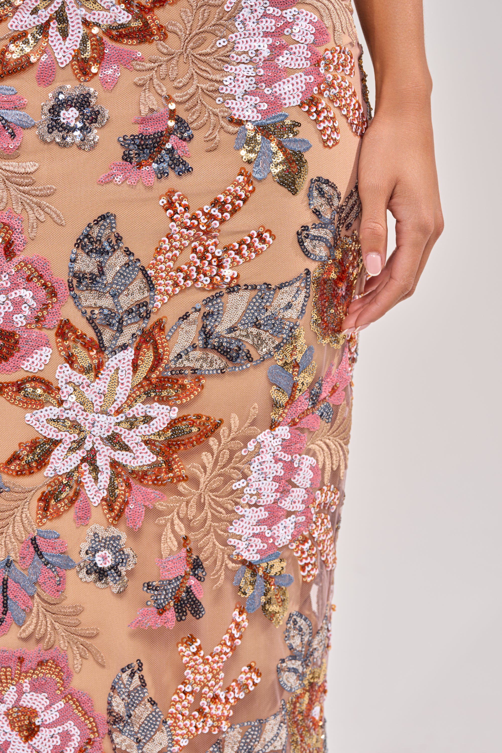 SHOW ME LOVE EMBELLISHED MIDI DRESS - Image 6