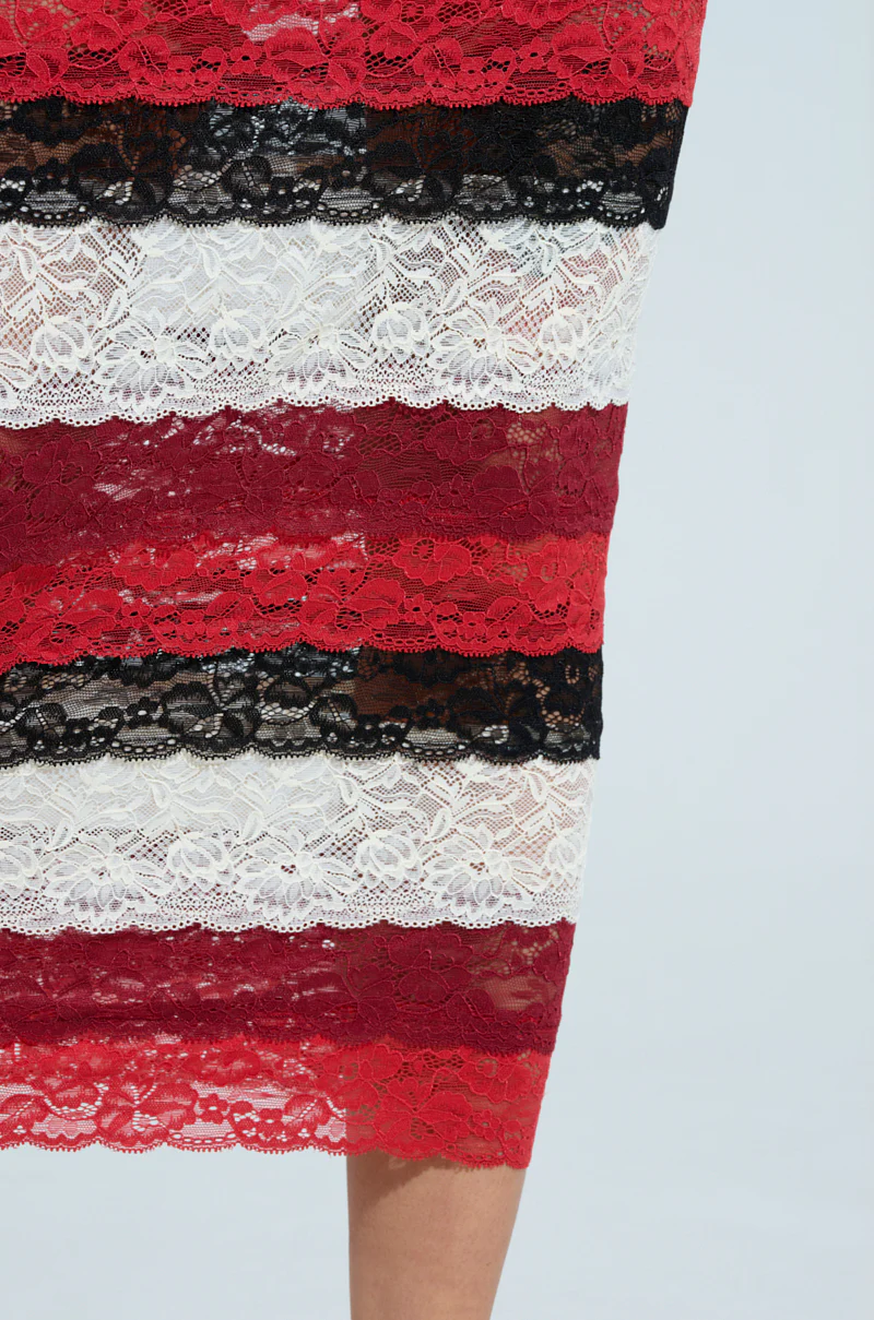 SHOW YOU WHAT I GOT LACE MIDI DRESS - Image 6
