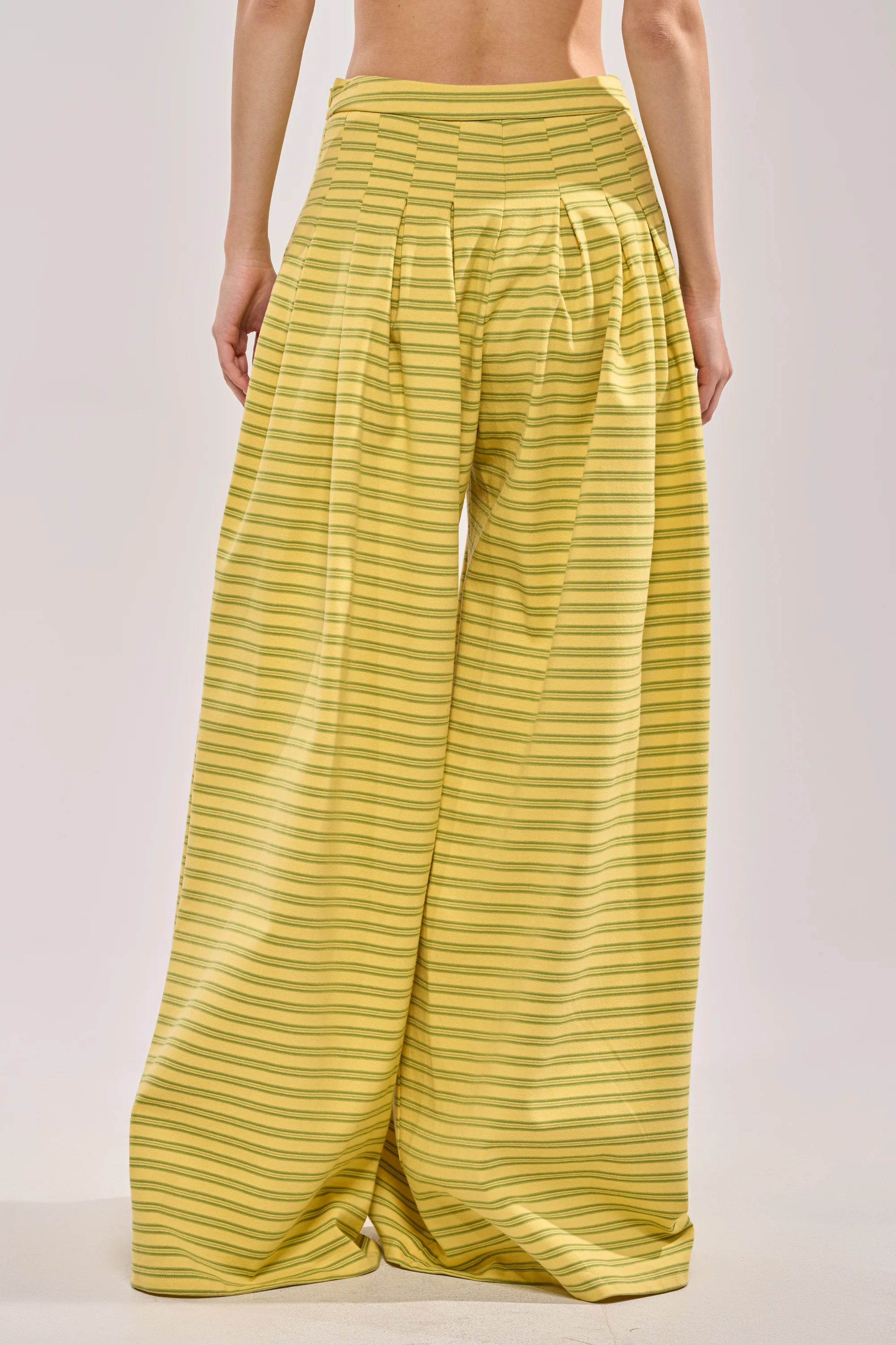 SILVER COAST YELLOW STRIPE TROUSER - Image 3