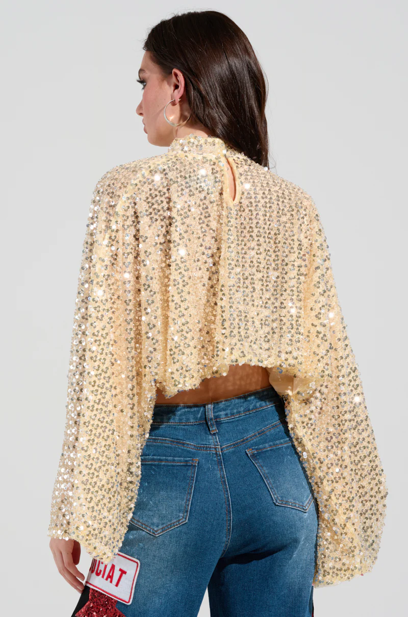 SLYLINE SEQUIN BLOUSE - Image 4
