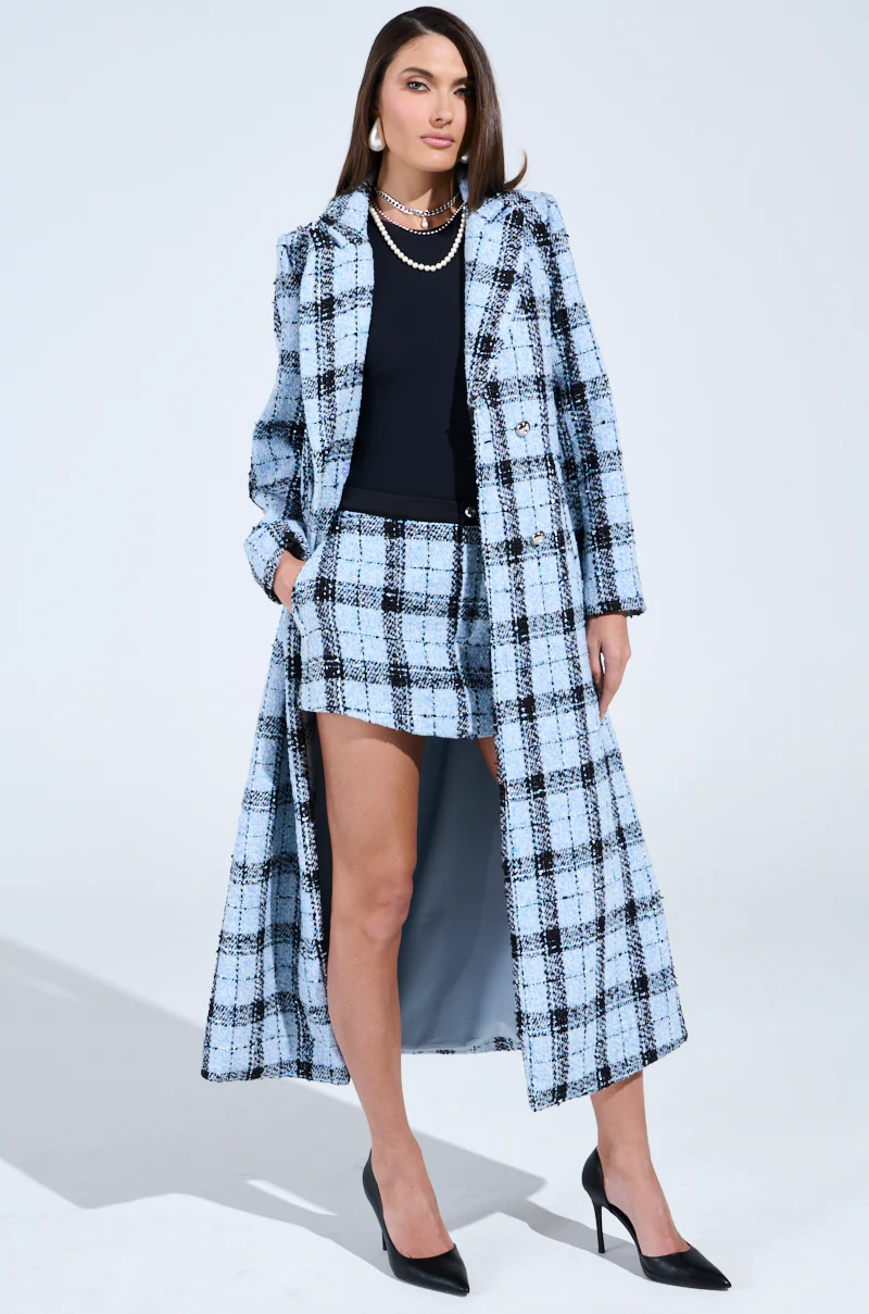 SMOOTH TRANSITION TWEED SKORT - Image 10