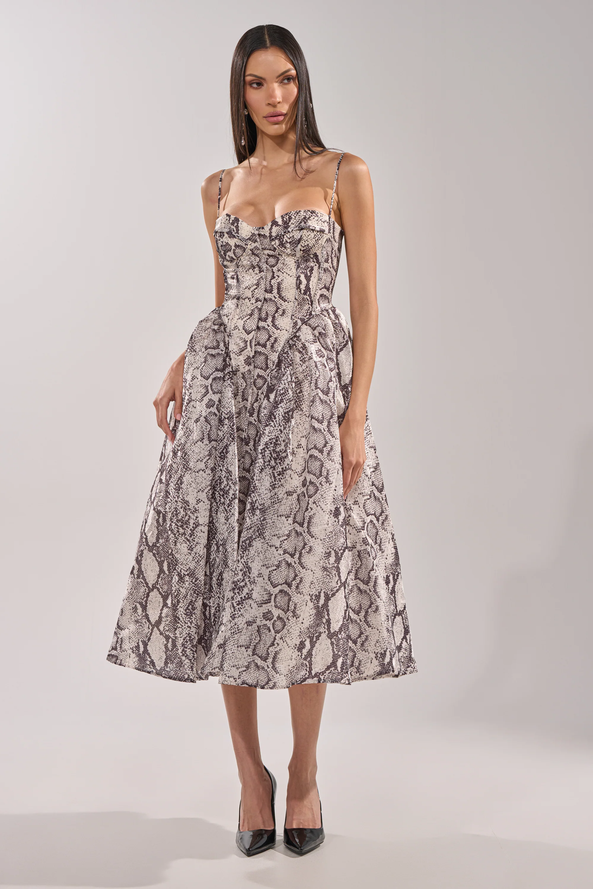 SNAKE BABE MAXI DRESS - Image 3