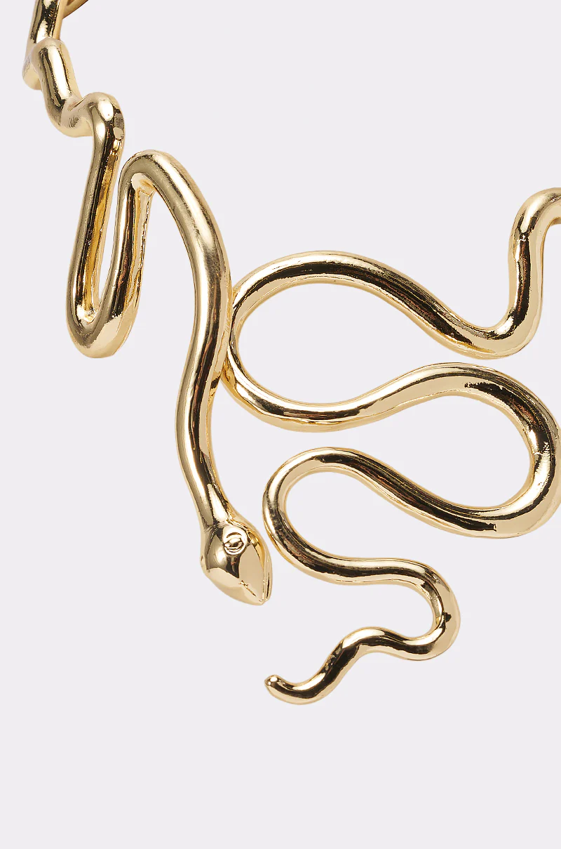 WINDING SNAKE STATEMENT NECKLACE - Image 21