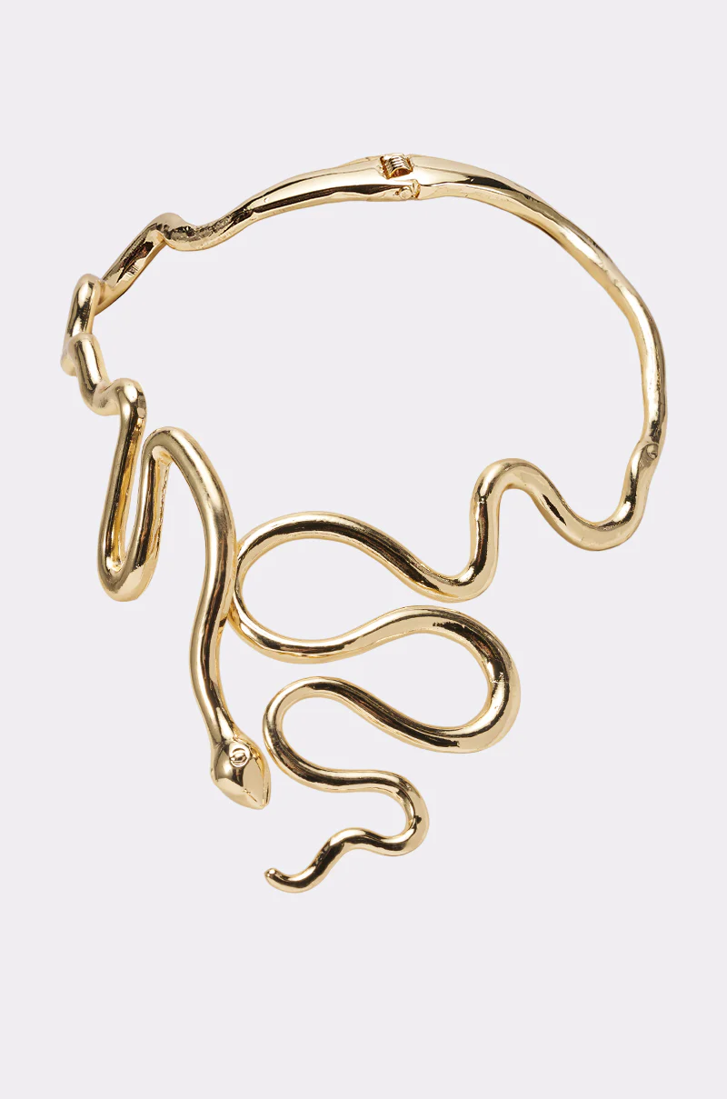 WINDING SNAKE STATEMENT NECKLACE - Image 39