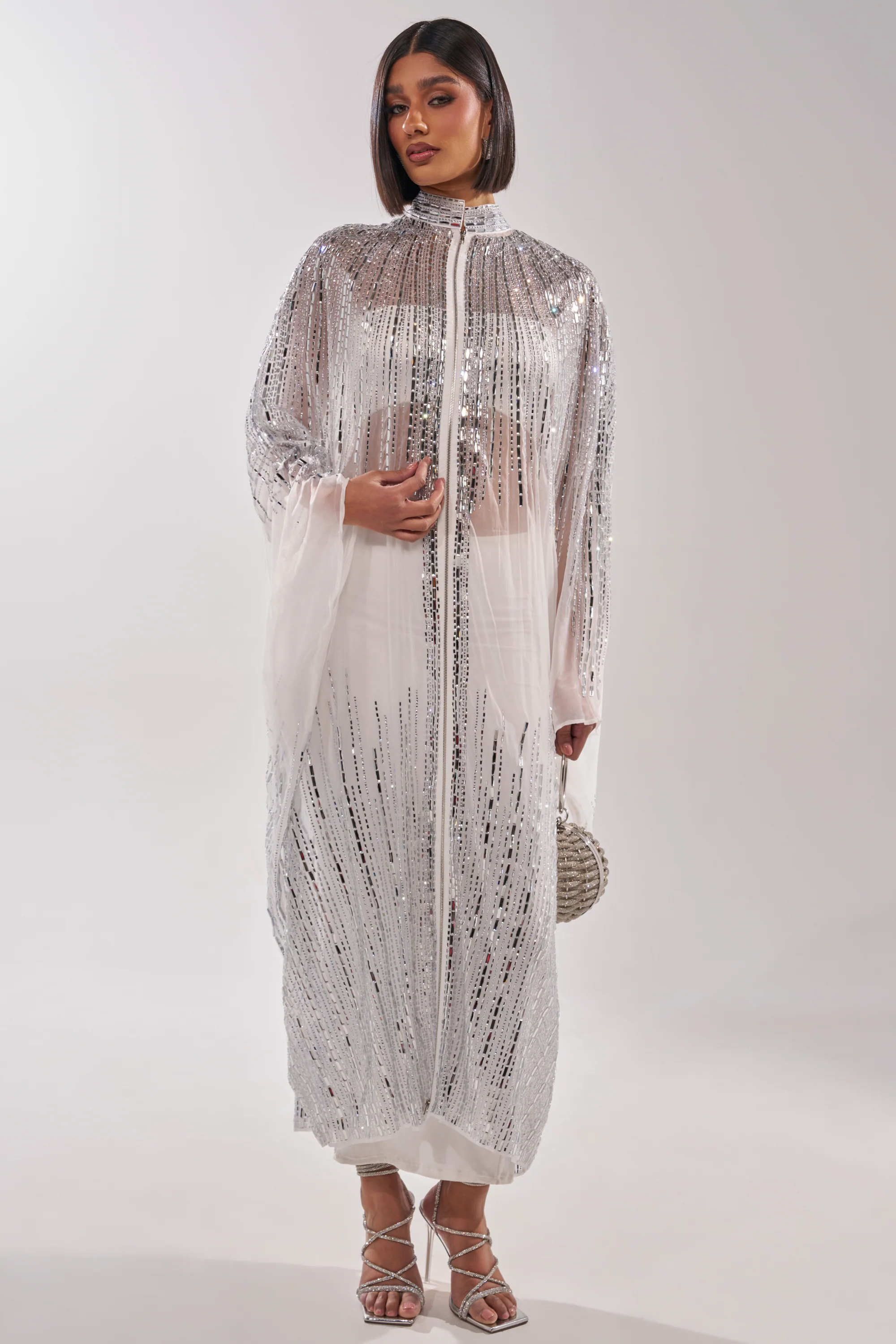 SPARKLE AND SHINE BLOUSE IN WHITE - Image 3