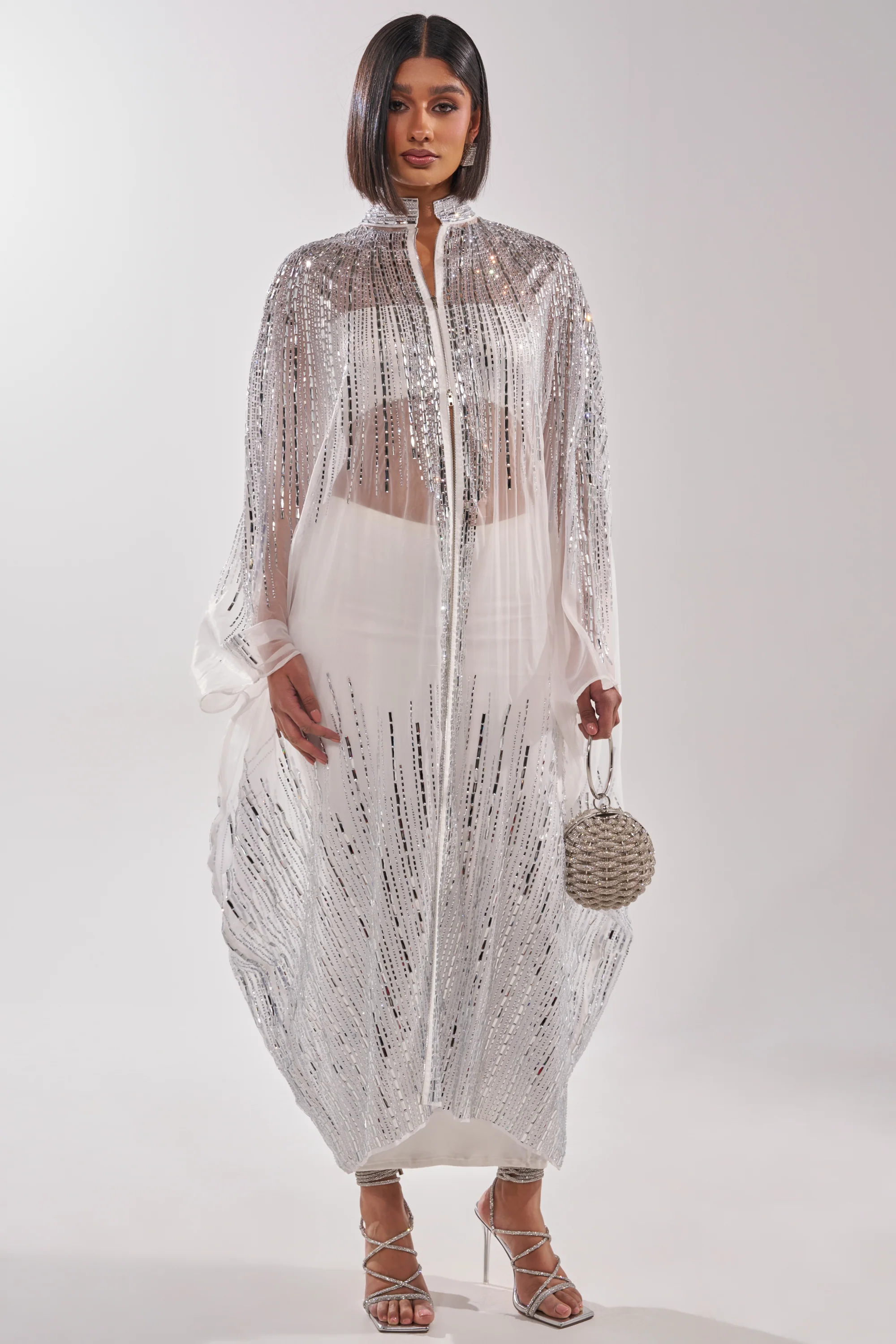 SPARKLE AND SHINE BLOUSE IN WHITE - Image 4