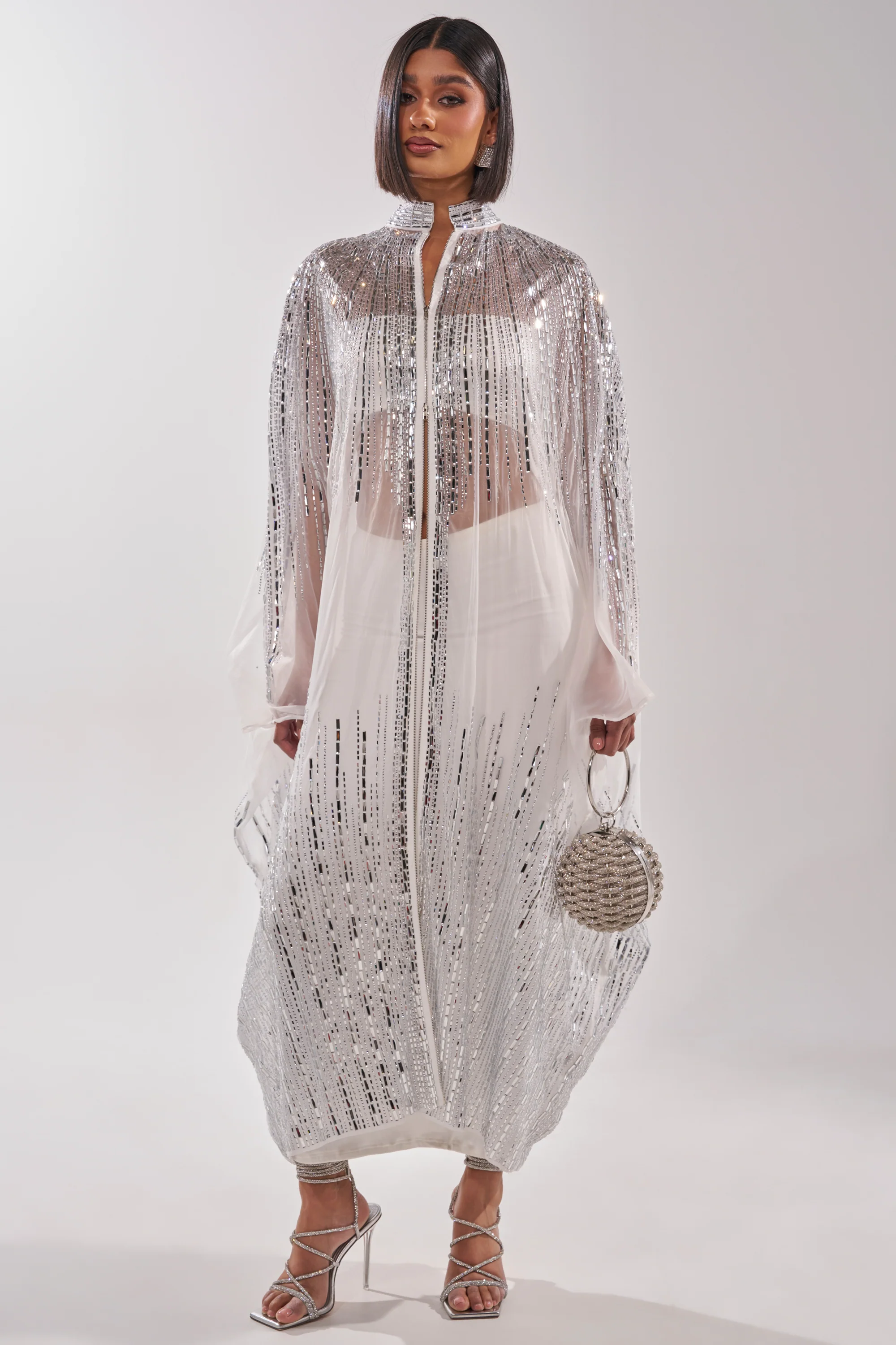 SPARKLE AND SHINE BLOUSE IN WHITE - Image 5