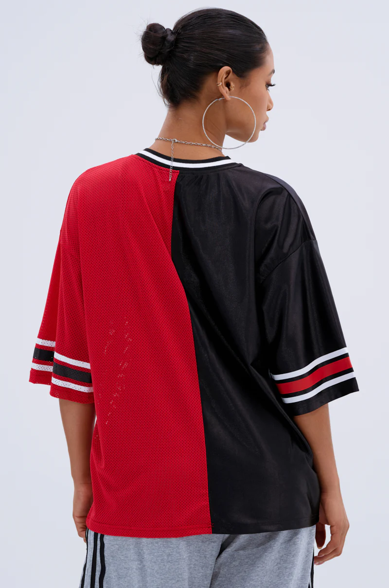 SPLIT PERSONALITY JERSEY TOP - Image 5