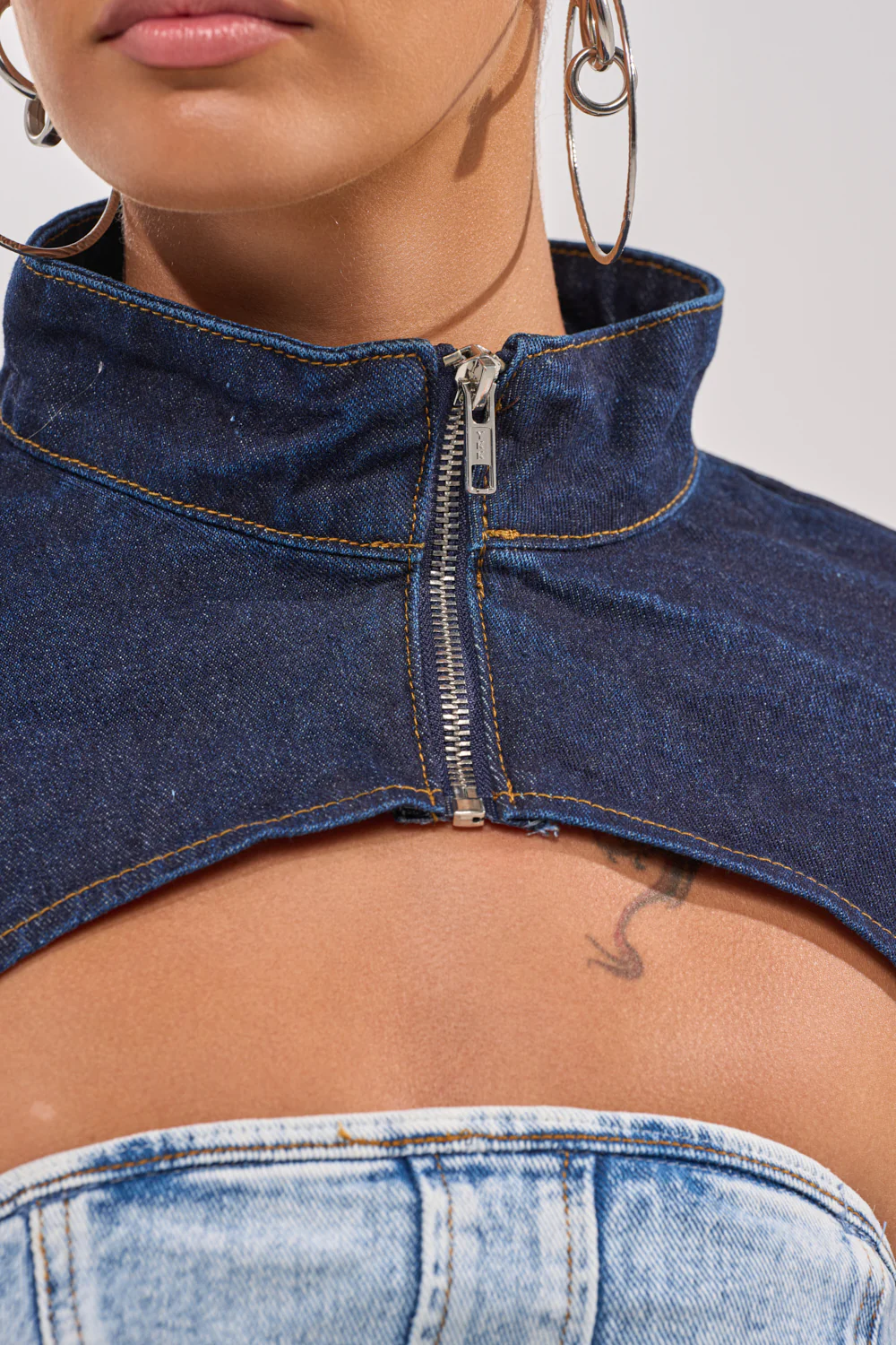 SPOIL ME BOLERO IN DARK DENIM - Image 8